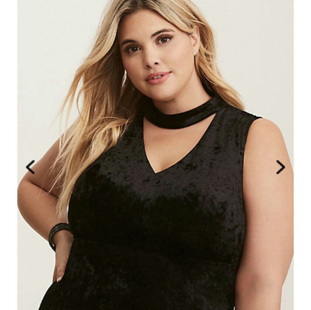 Torrid black velvet cutout gown. Various sizes